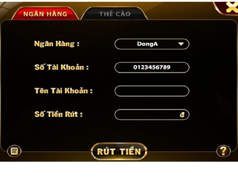 Rút tiền cực tiện trong X8 Club